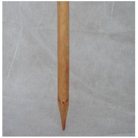 Granstör 2,4m 6 cm (gul spets)