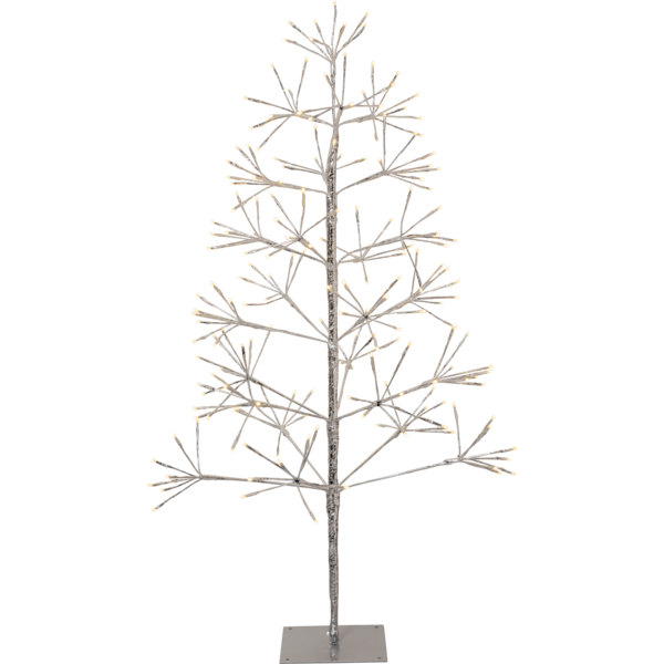 Dekorationsträd FLOWER TREE 200 LED, 120cm Silverfärgat